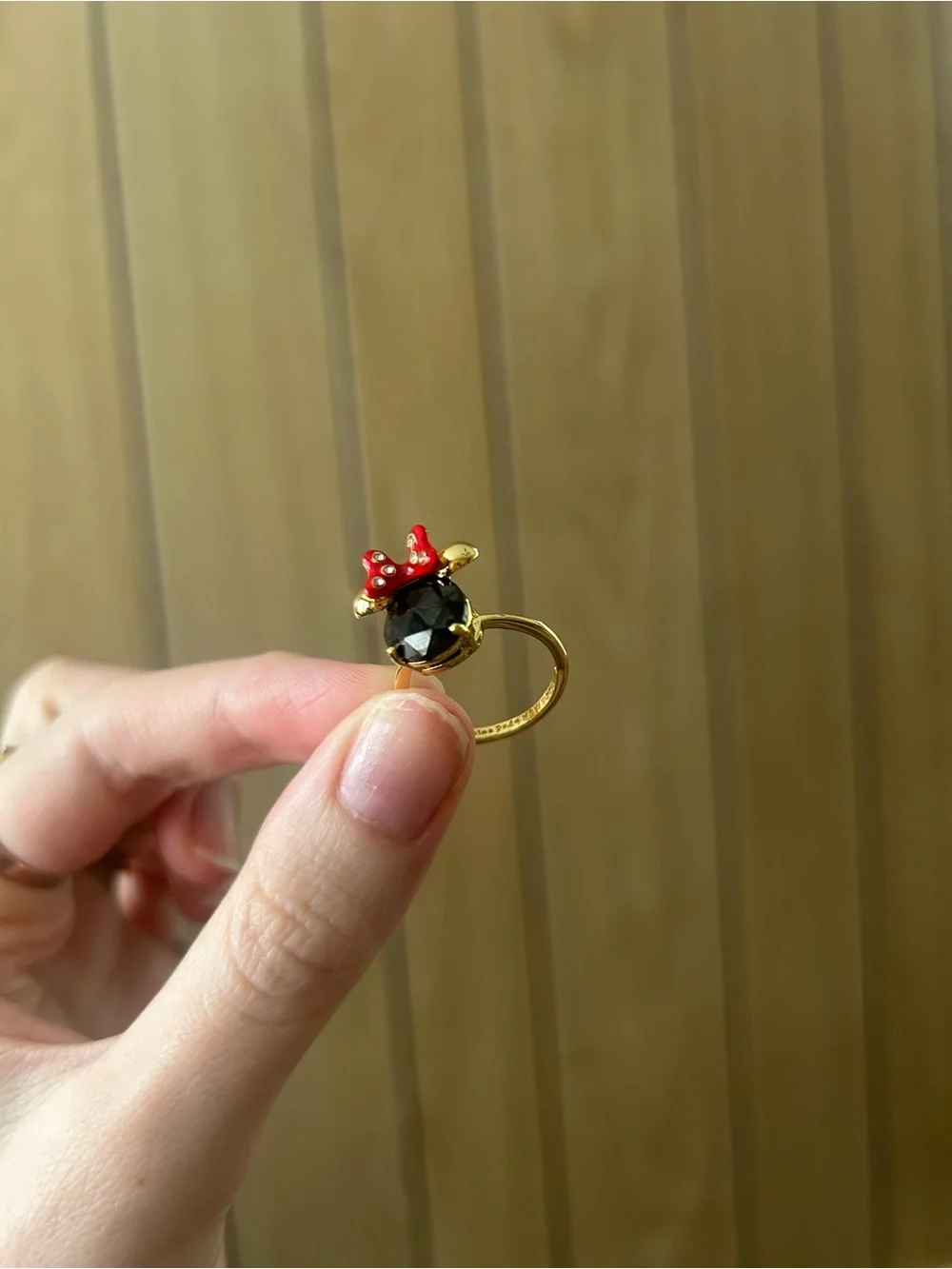 Kate Spade Minnie Mouse ring